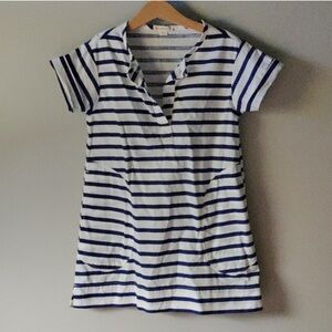 Jcrew crewcuts kids XL fits women XS Striped Short Sleeve Dress